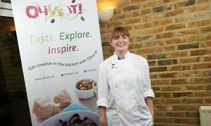 Jessica Newbold scoops gold in the Olive it! catering competition