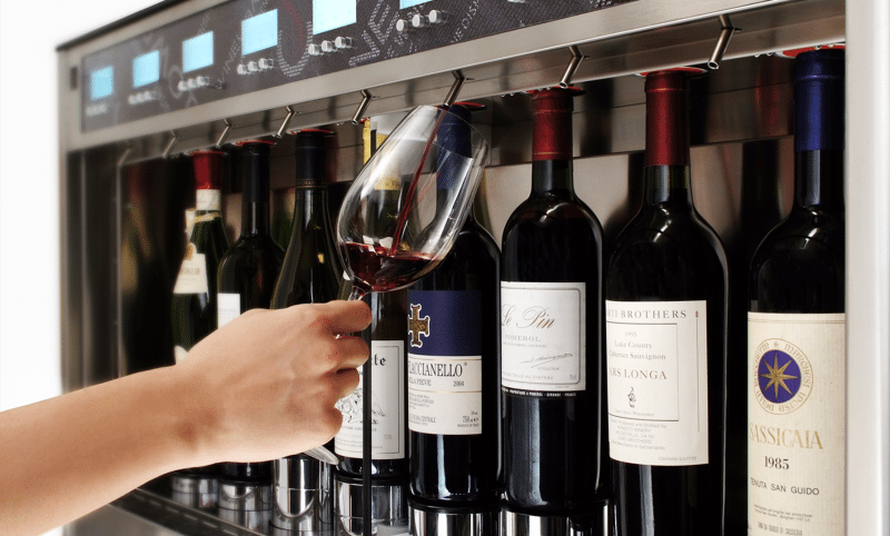 Wine dispenser can preserve fine wines for 30 days after opening