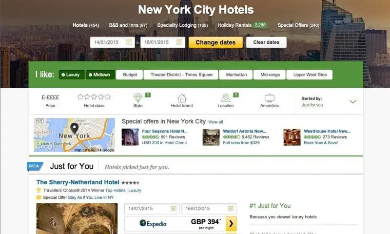 Tripadvisor launches personalised search tool