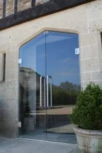 Bespoke glass doors Streele Farm