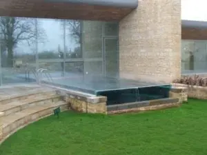 Ion Glass Lucknam Park - Swimming Pool Vision Panel