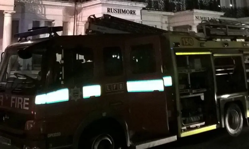 Blaze rips through London hotel as 12 guests rescued