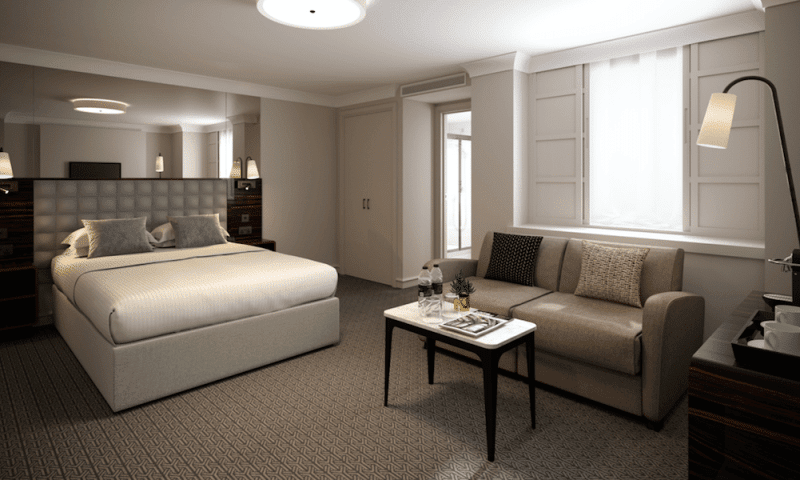 Strand palace hotel unveils refurbished guestrooms