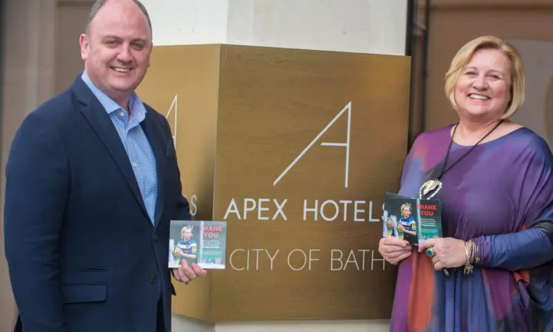 Apex Hotels partners with Bath Rugby Foundation