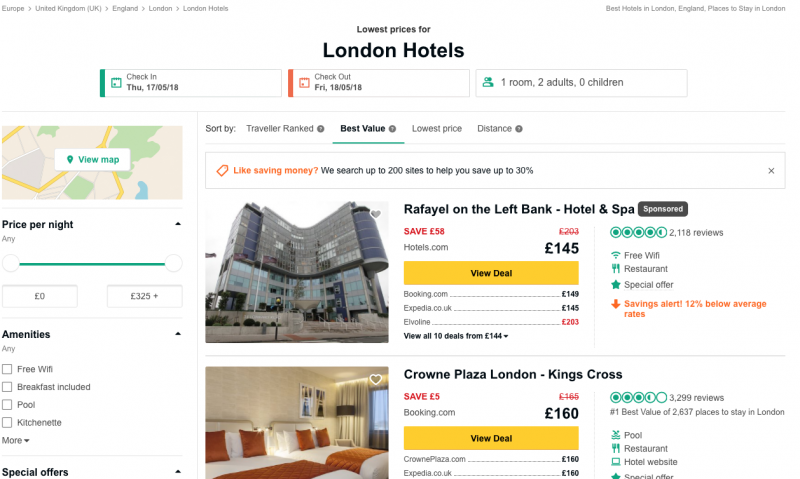 TripAdvisor launches Sponsored Placements feature