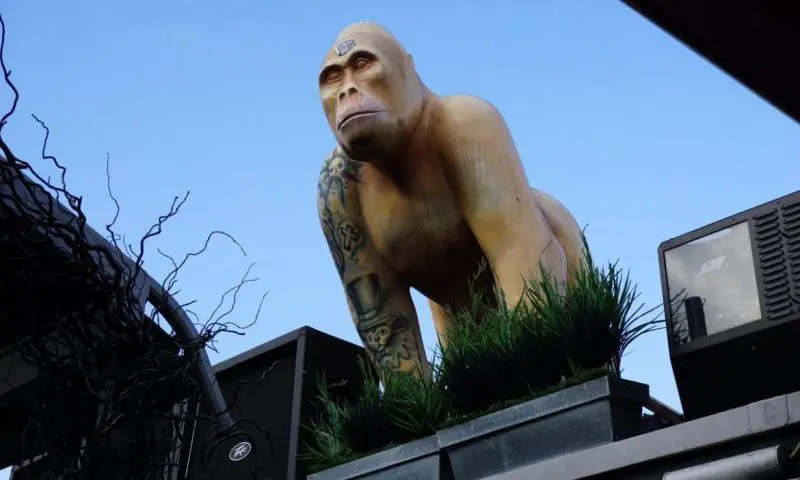 Life-size gorilla statue worth £20,000 stolen from Soho hotel
