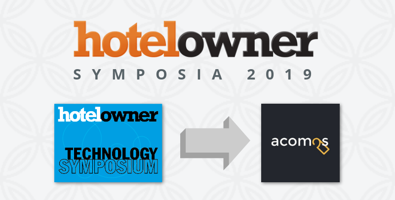Acomos named lead sponsor for Hotel Owner Technology Symposium 2019