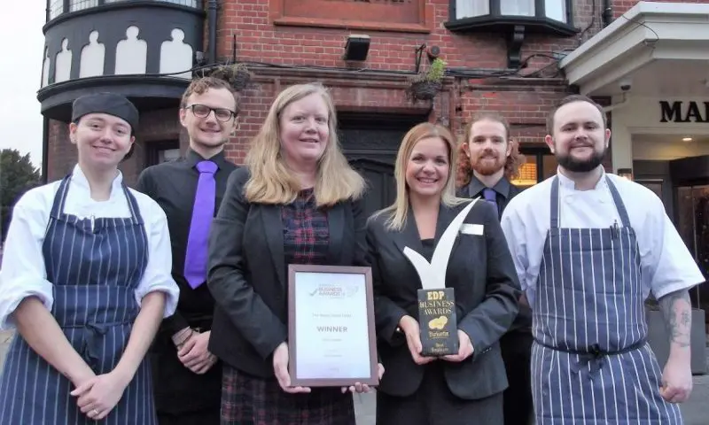 The Maids Head Hotel wins ‘Best Employer’ at Norfolk Business Awards