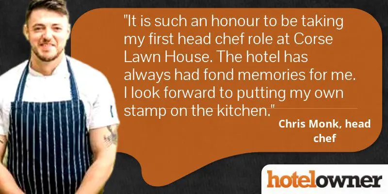 Corse Lawn House appoints youngest head chef in hotel’s history
