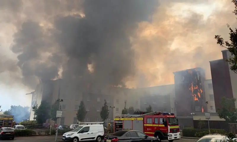 Bristol Premier Inn: Hotel partly demolished following blaze