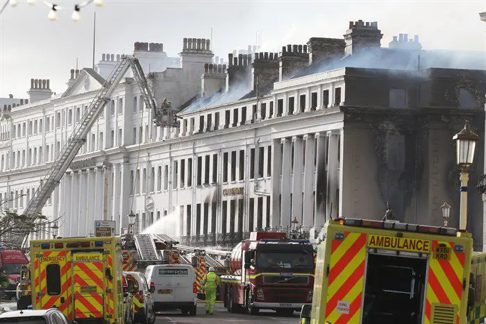 Six injured in Eastbourne hotel blaze