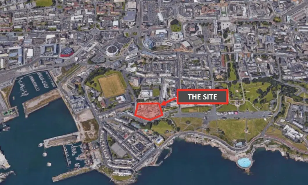 Stalled £50m Plymouth hotel development brought back to market