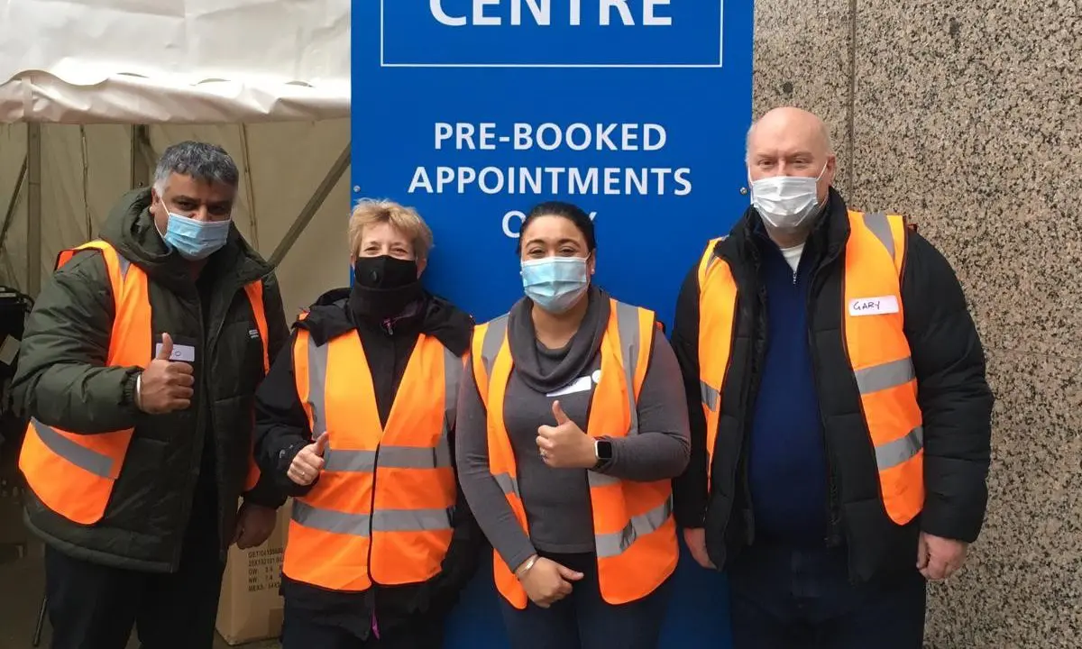 Hilton London Wembley staff volunteer at vaccine centre