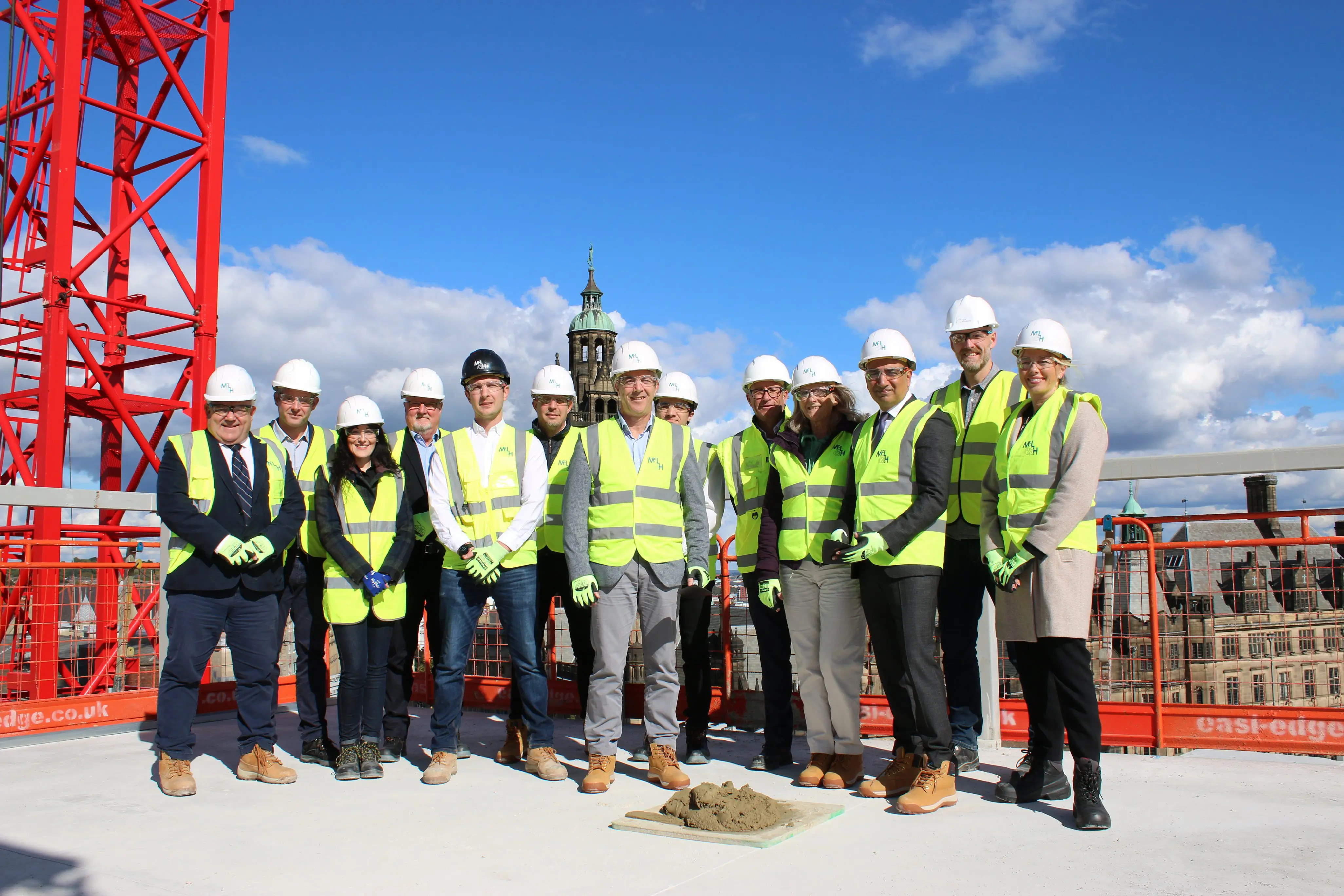 Sheffield’s flagship hotel development celebrates topping out