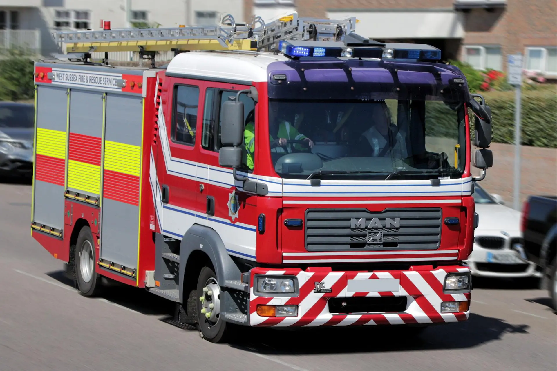 Historic West Sussex hotel engulfed by blaze