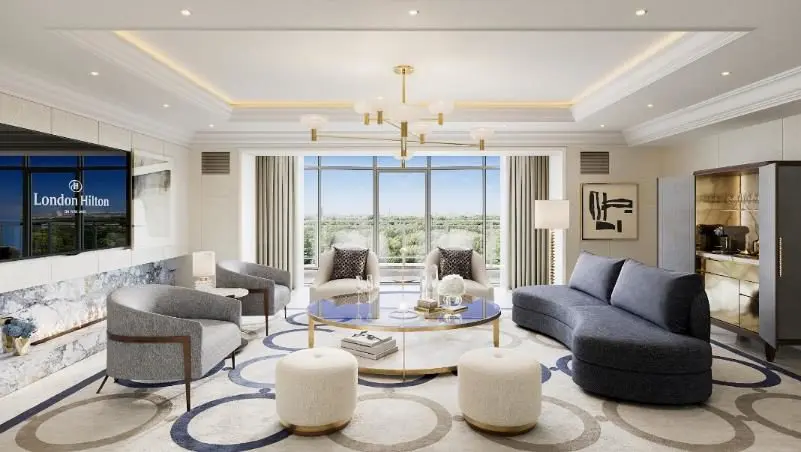 London Hilton on Park Lane undergoes multi-million pound refurb