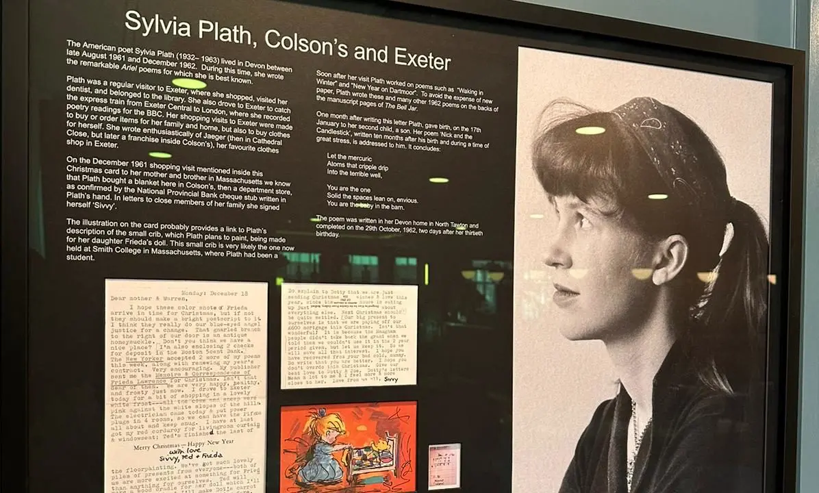 Hotel Indigo Exeter commemorates its history with tribute to Sylvia Plath