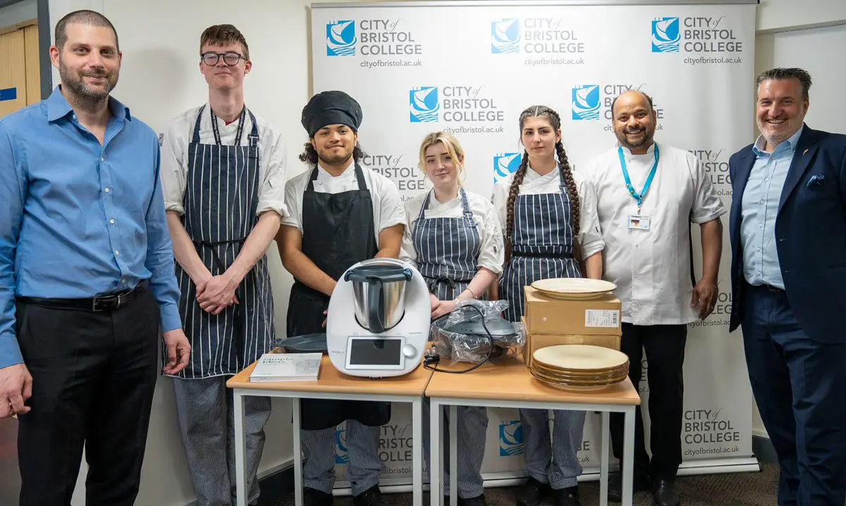 BHA donates equipment to Bristol College catering department