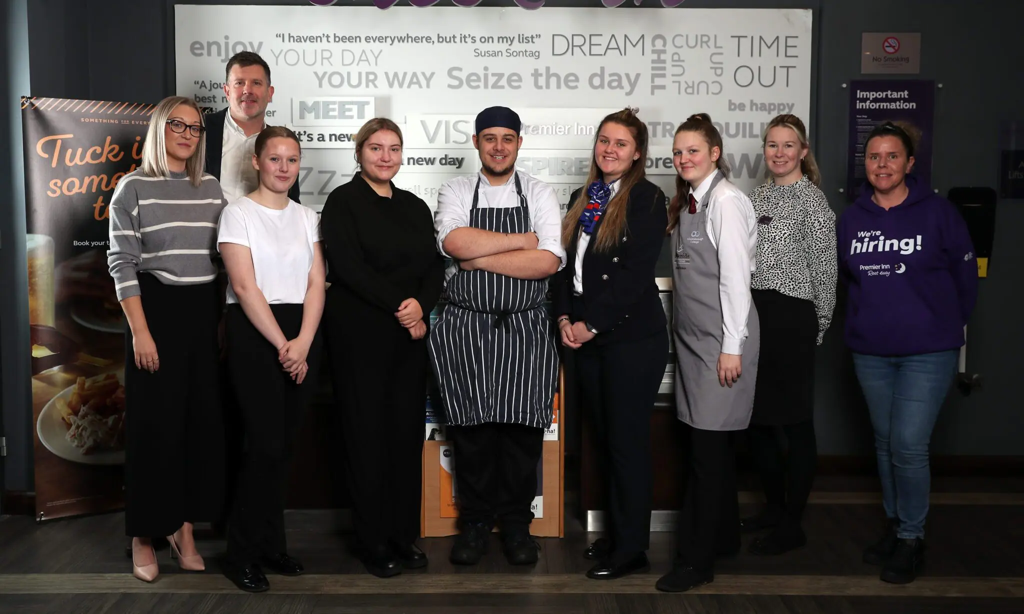 Whitbread works with Middlesbrough College to train students