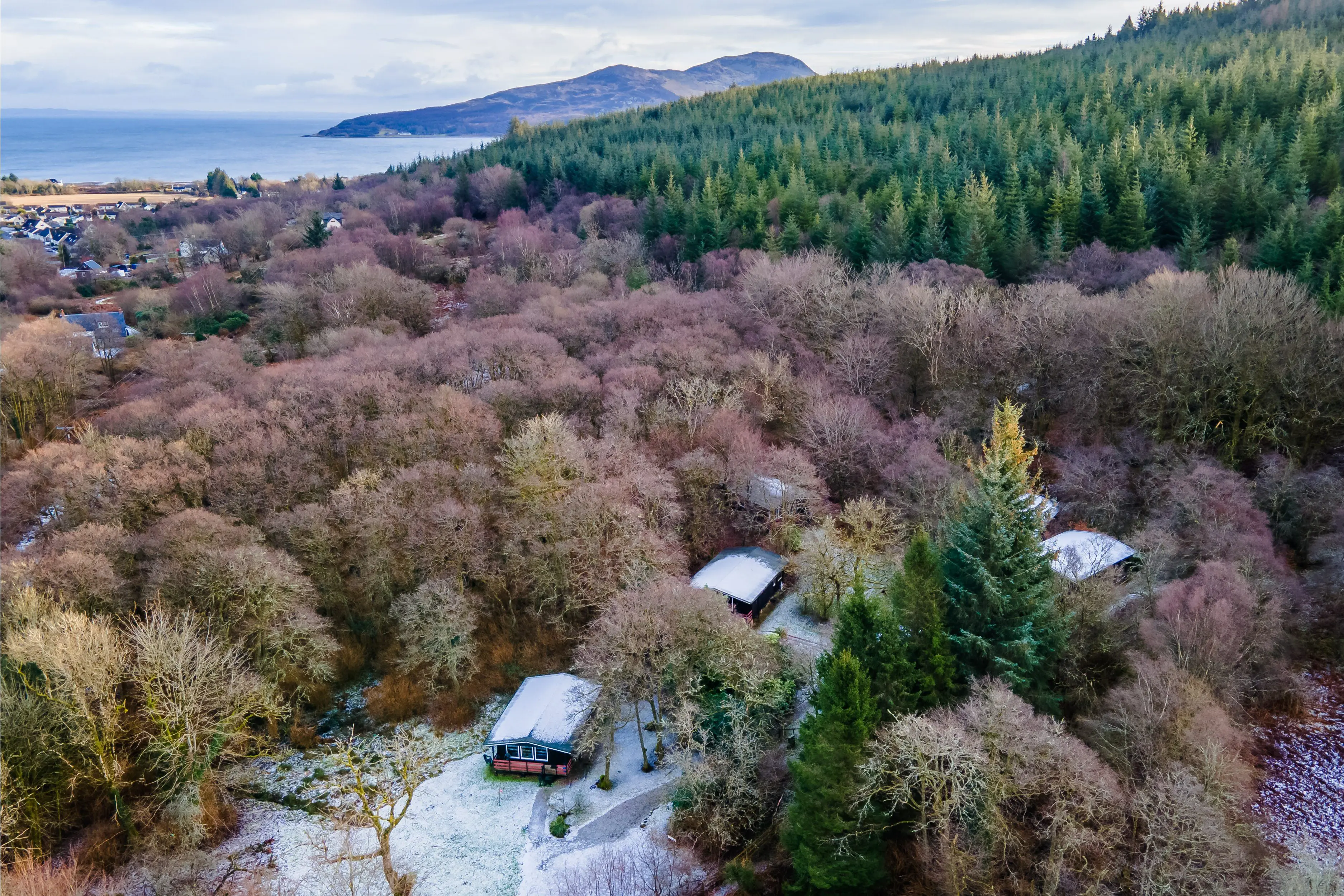 Isle of Arran’s Dyemill Lodges brought to market for £395k