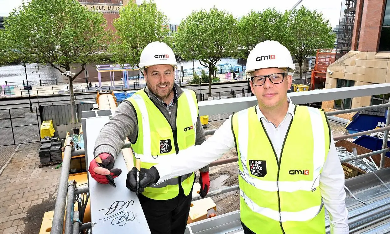 Dakota Hotel Newcastle marks construction milestone