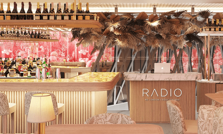 Rooftop bar Radio unveils new design ahead of ME London reopening