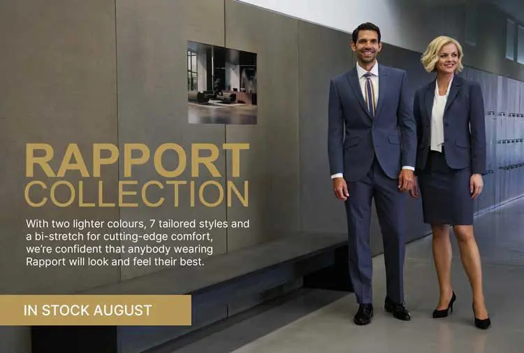 The Work Uniform Company unveils new rapport suiting collection for hotel staff