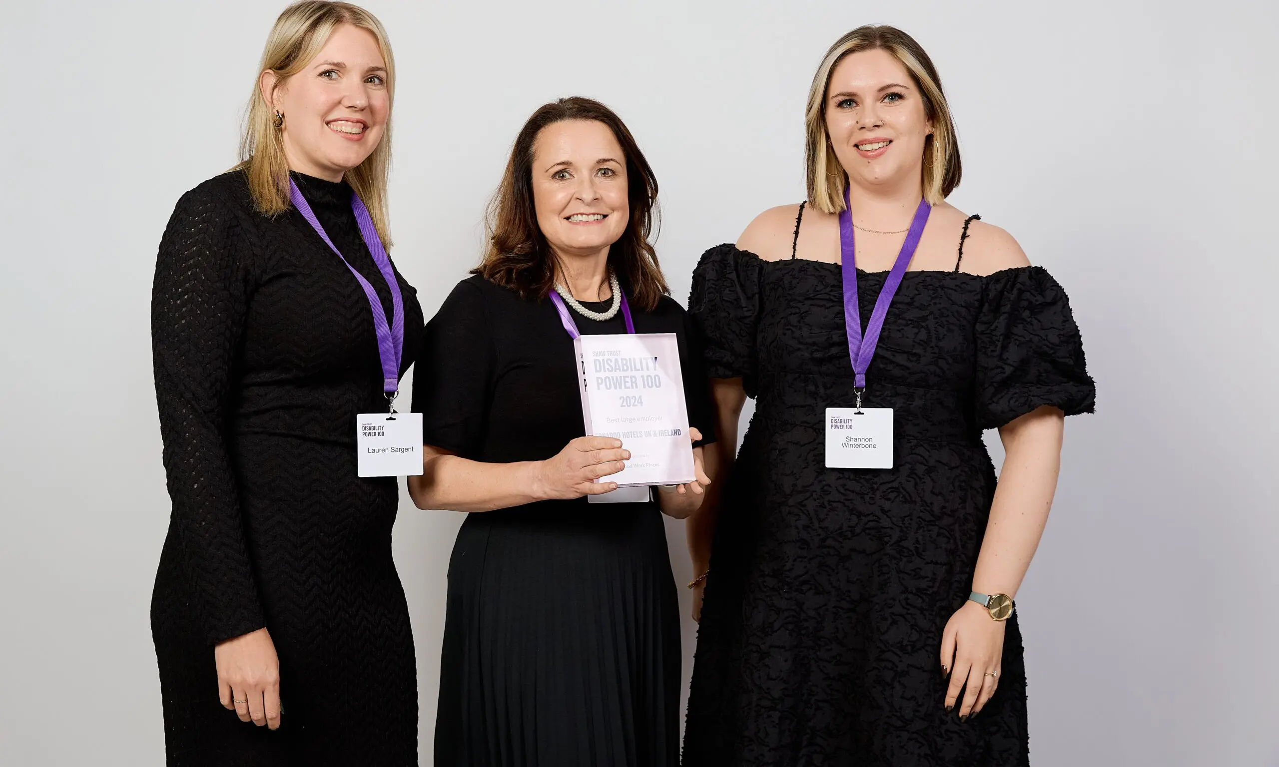 Leonardo Hotels picks up accolade at Shaw Trust disability awards