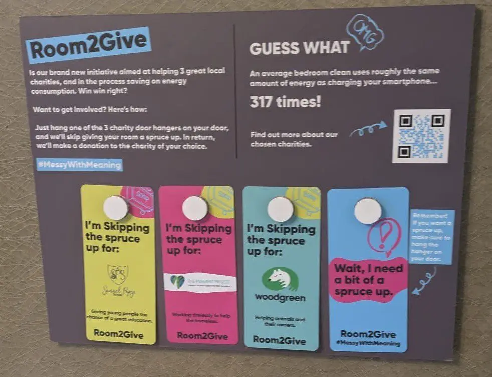 Wyboston Lakes Resort launches Room2Give initiative