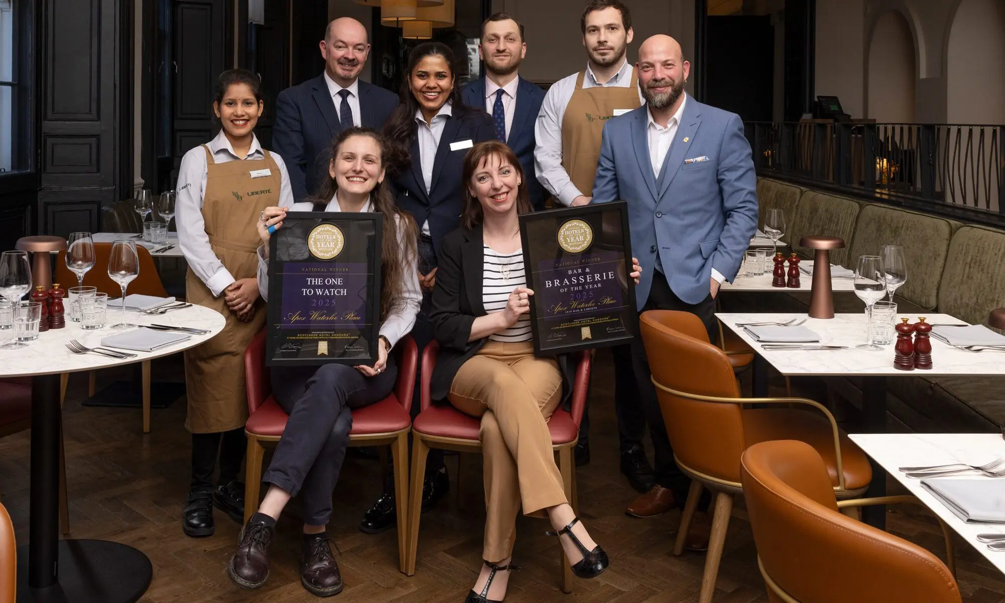 Apex Hotels picks up six accolades at Scottish awards