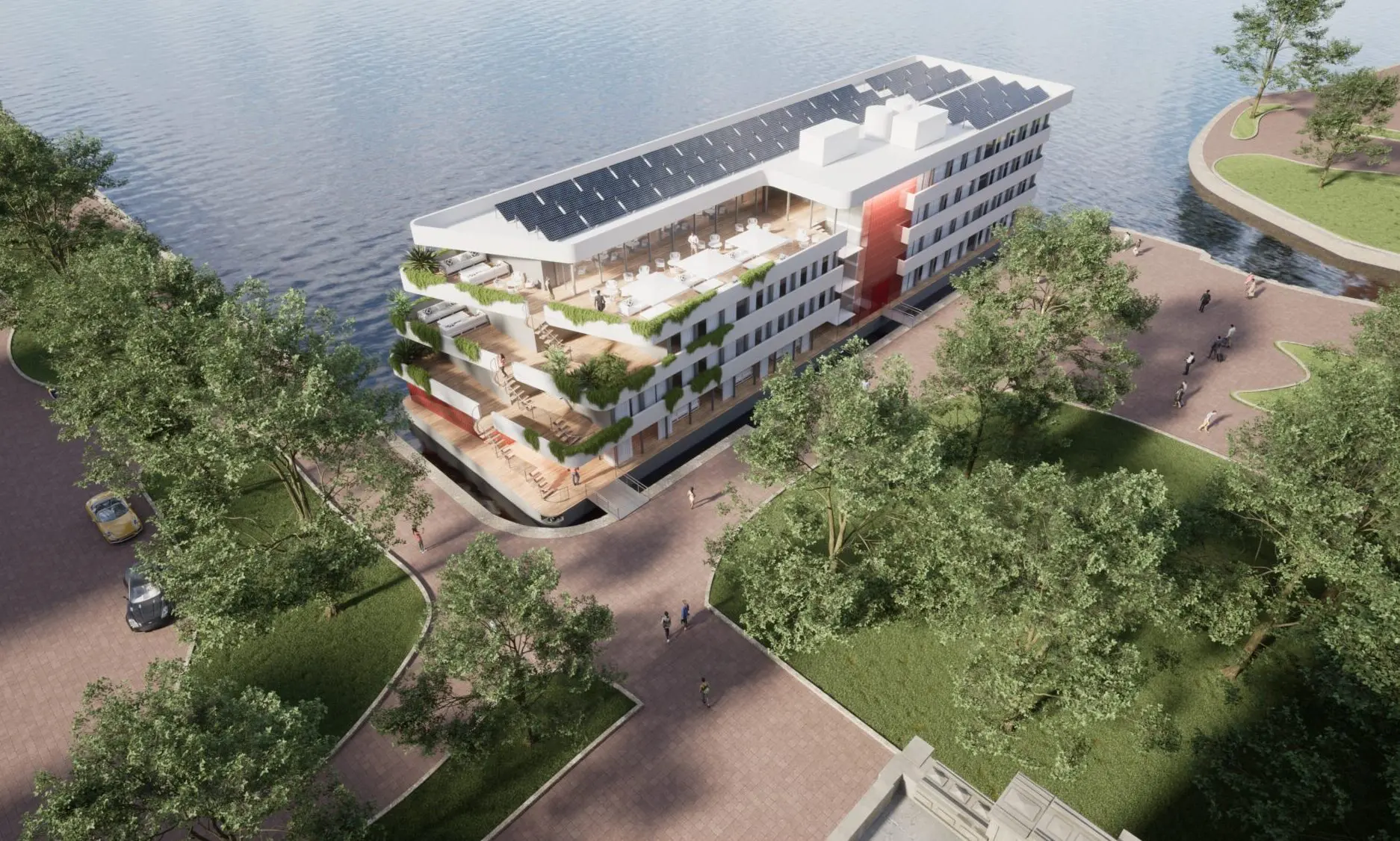 Morfield unveils plans for new Cardiff floating hotel