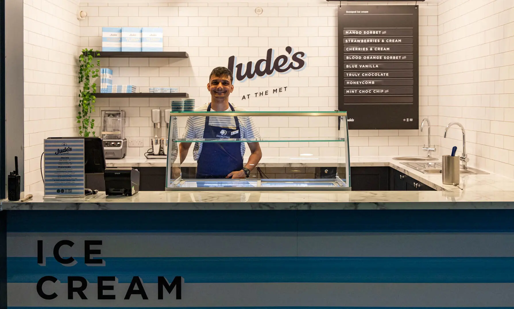 Hilton Brighton Metropole launches Jude’s ice-cream parlour