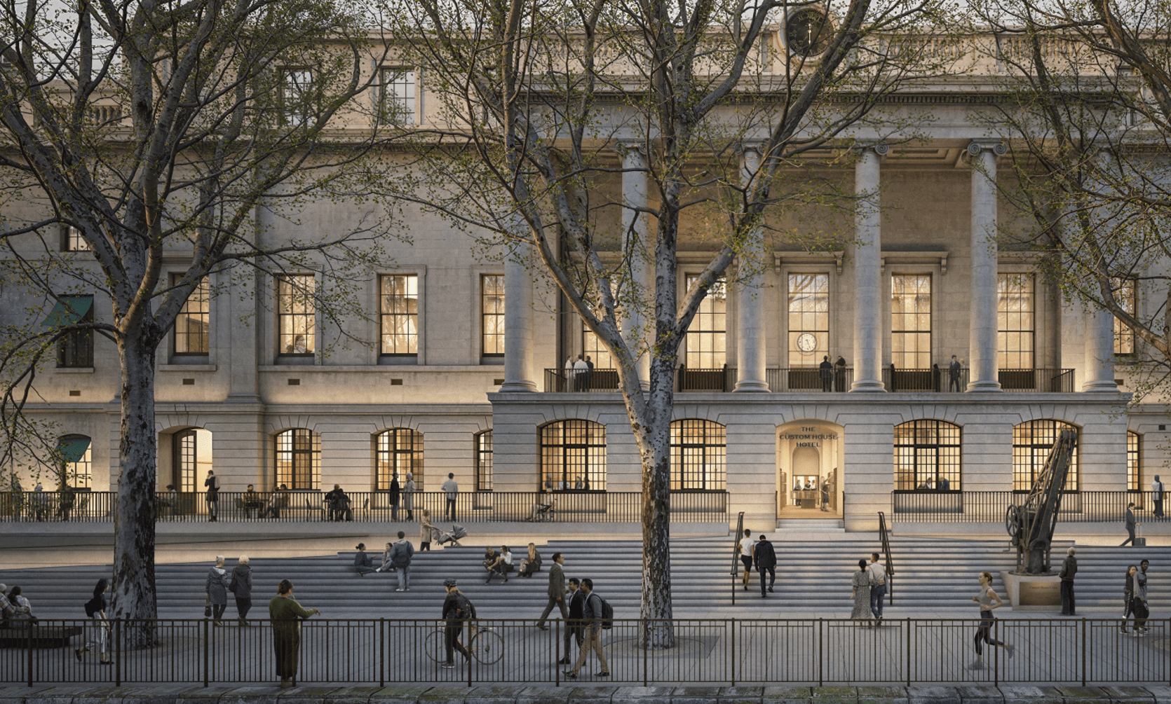 London’s Grade I-listed Custom House to be converted into 179-room hotel