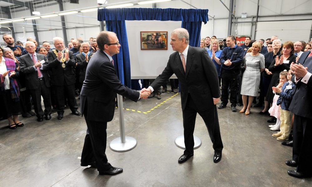 Duke of York opens new Hypnos premises in Castle Donington Article