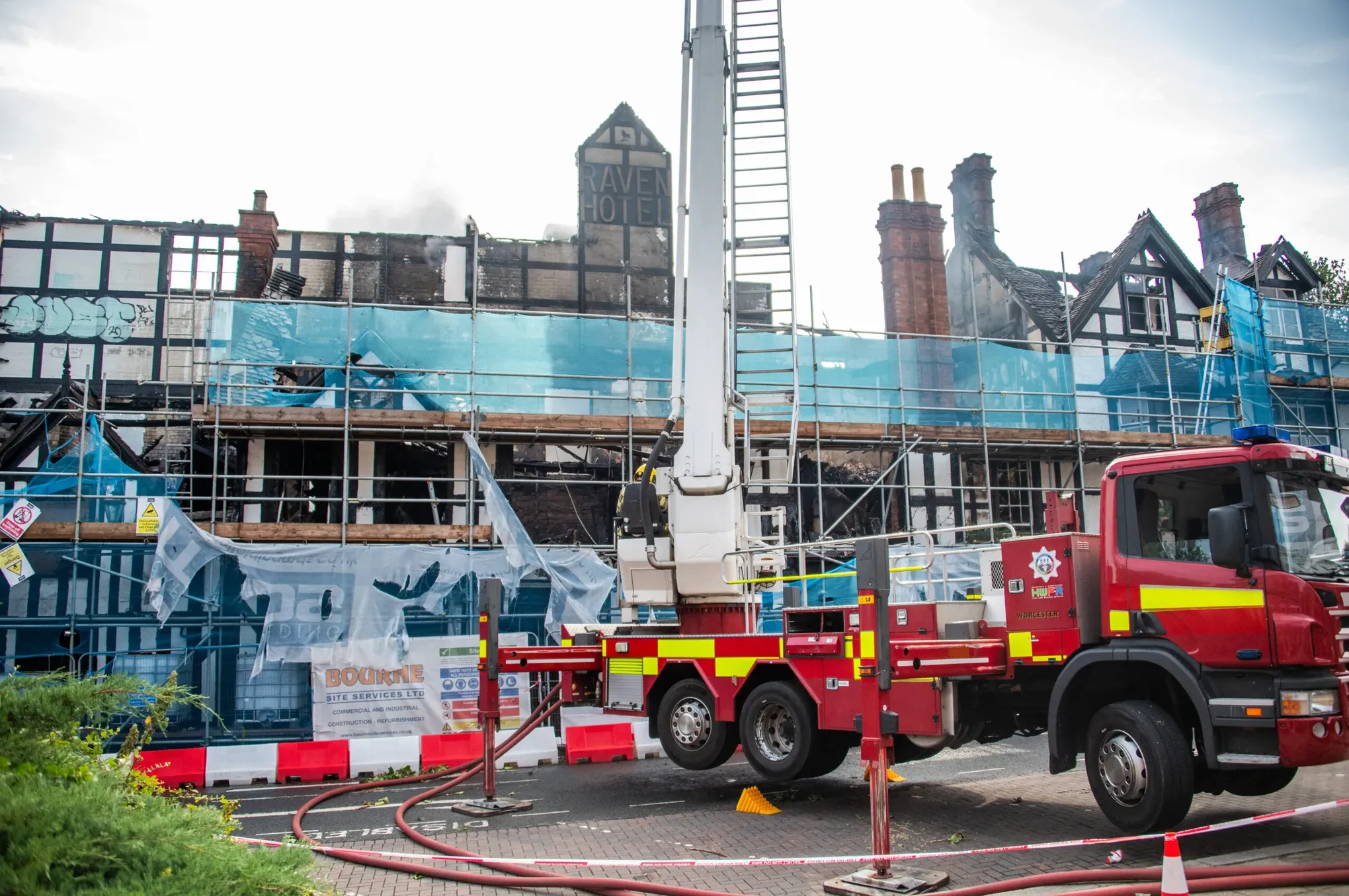 Two teenagers arrested in connection to Raven Hotel fire